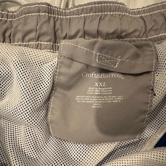 Men’s Croft & Barrow bathing suit size 2X - Picture 3 of 3